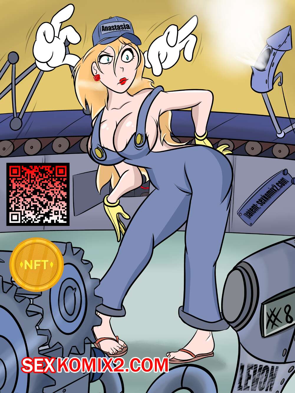 Порно NFT Anastasia 8. artist LEV0N. universe Dsn.