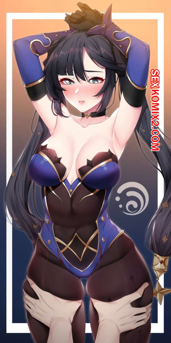 Порно комикс Genshin impact. Мона.