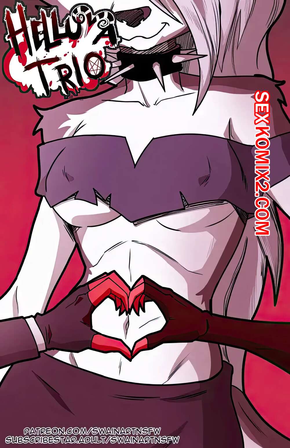 Порно комикс Адский босс. Адское трио. Helluva Trio. Swain