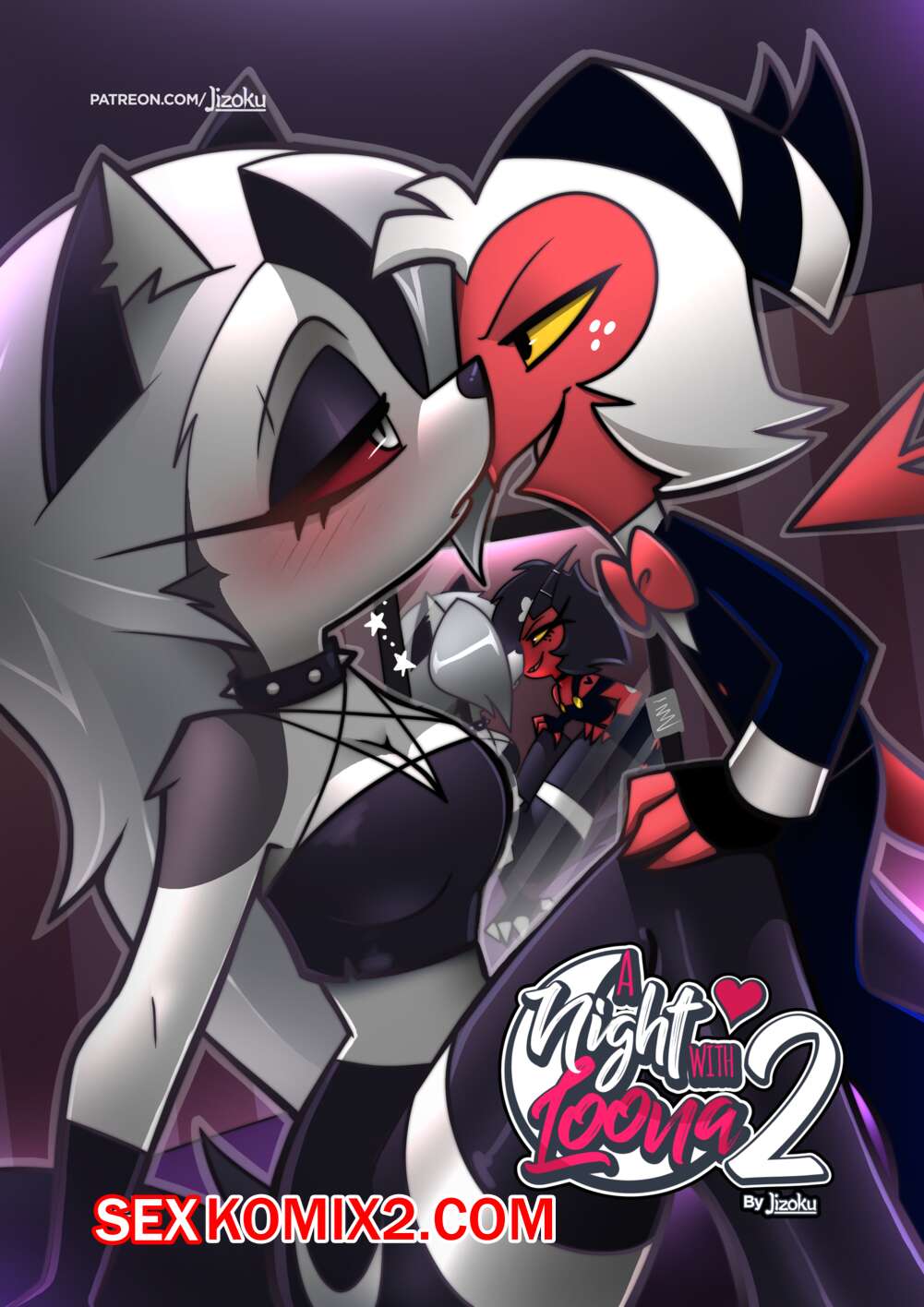 Порно комикс Адский Босс. Ночь с Луной. Часть 2. A Night With Loona. Jizoku