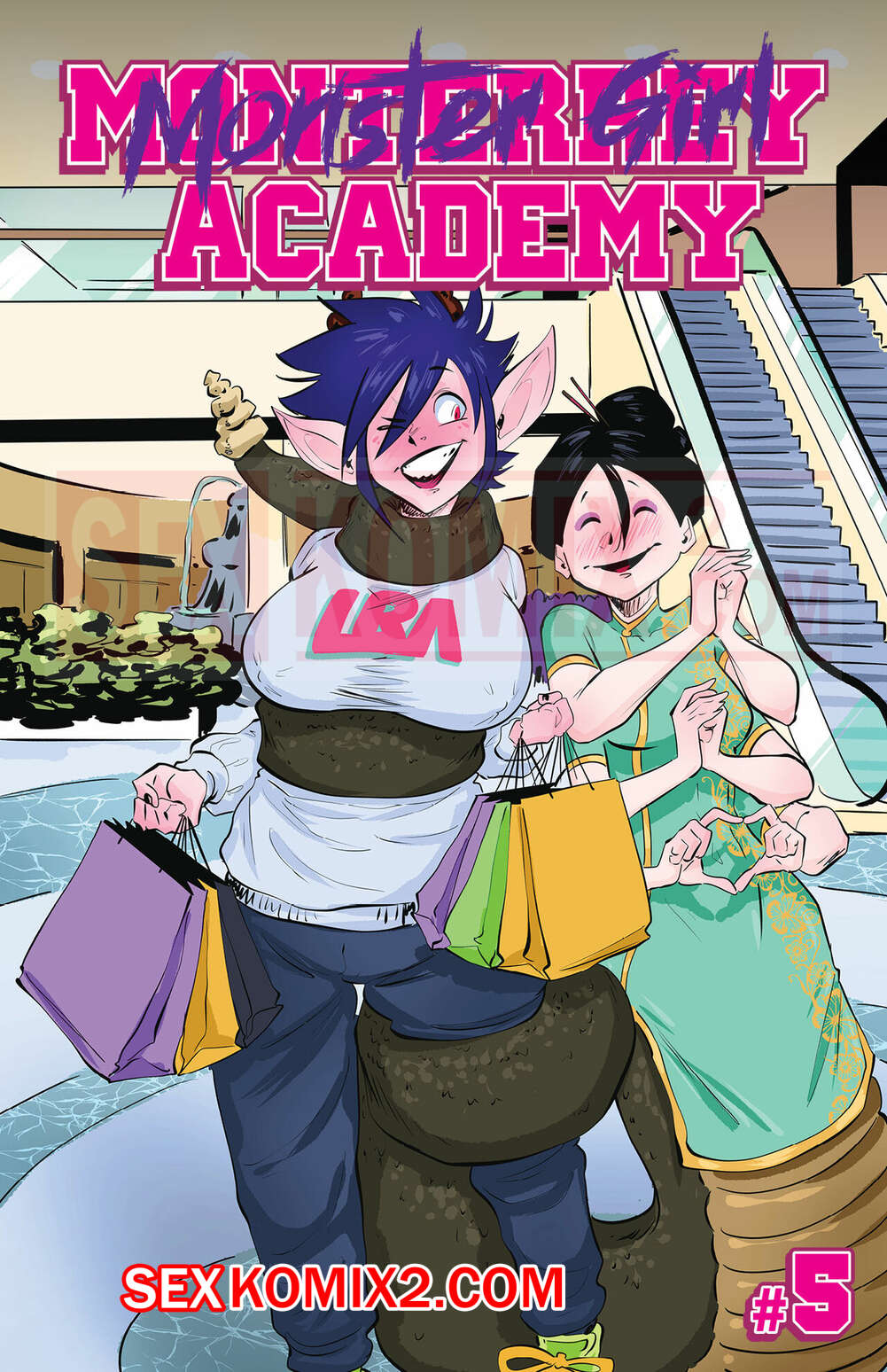 Порно комикс Академия девушек монстров. Часть 5. Monster Girl Academy. Worky Zark