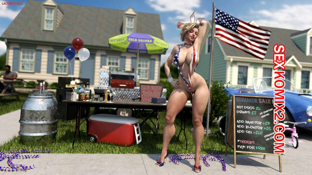 Порно комикс American Summer. ZZ2Tommy