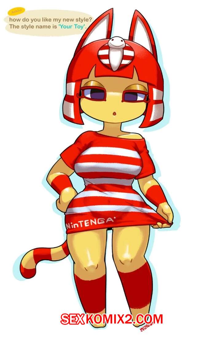 Порно комикс Animal crossing. Ankha New Outfit. minus8