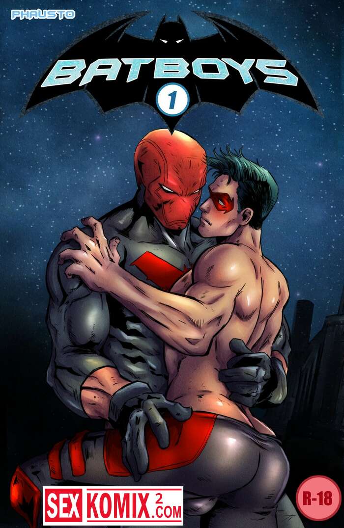 Порно комикс Бэтмальчики. Часть 1.