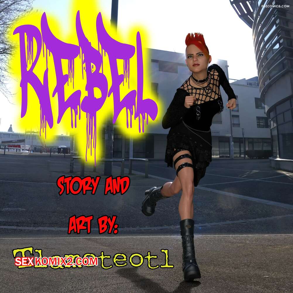 Порно комикс Бунтарка. Rebel. Tlameteotl