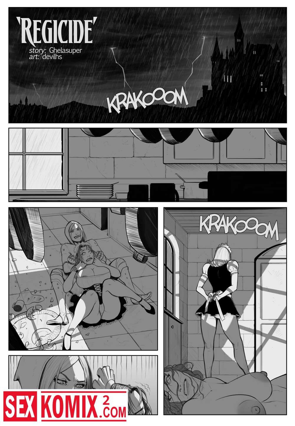 Порно комикс Цареубийца.