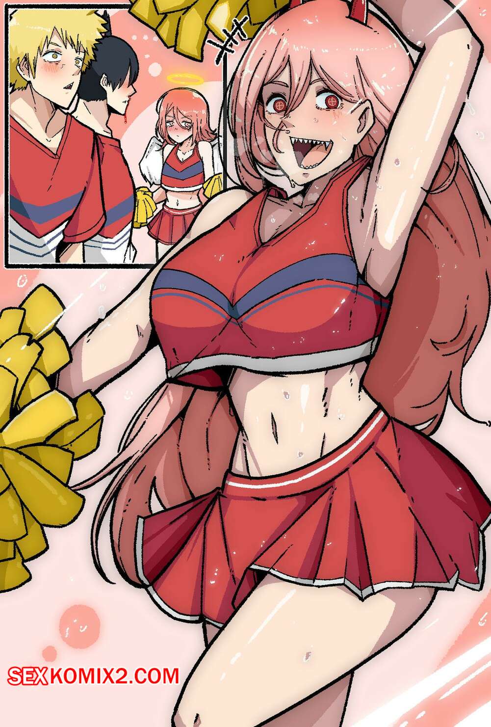 Порно комикс Чирлидерши. Cheerleader. Mark Gavatino
