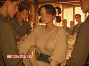 Порно комикс Dark brown hair laundry MMF Threesome groupsex. TrashGer