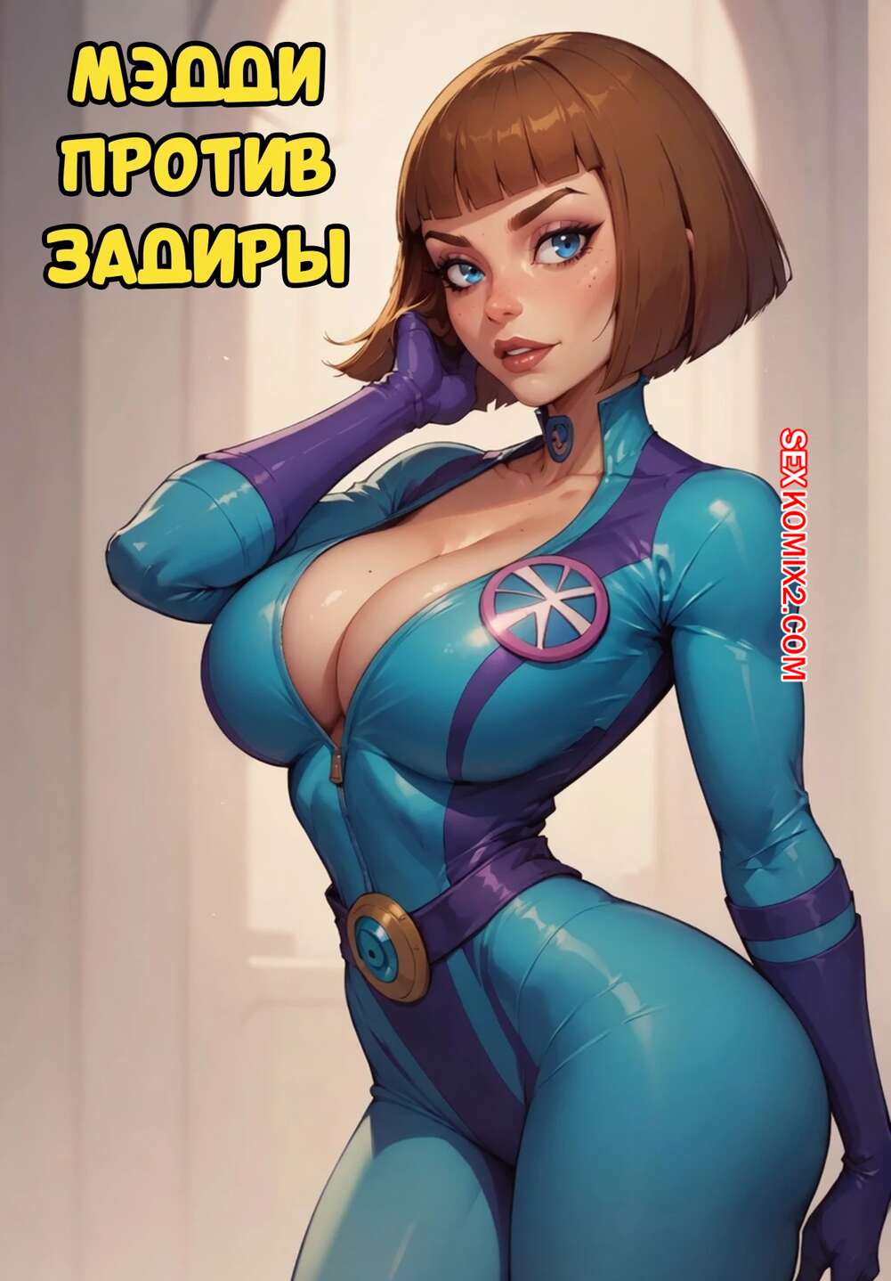 Порно комикс Дэнни. Мэдди против задиры. Maddie vs Bully. Velzevulito.