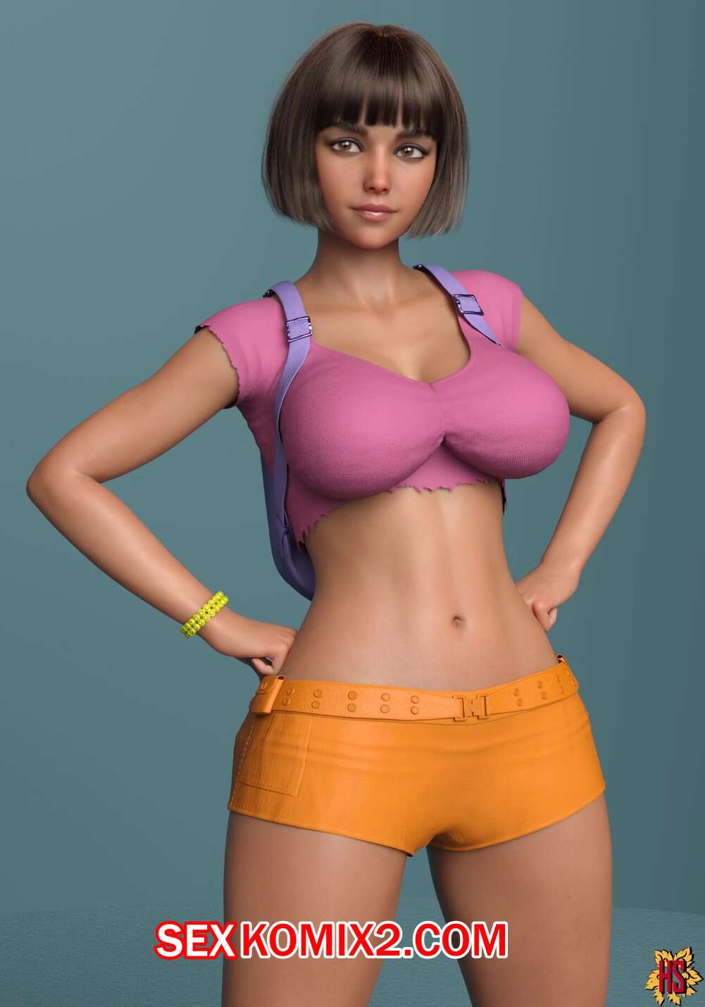 Порно комикс Dora Marquez. Dora The Explorer. Hagiwara Studio