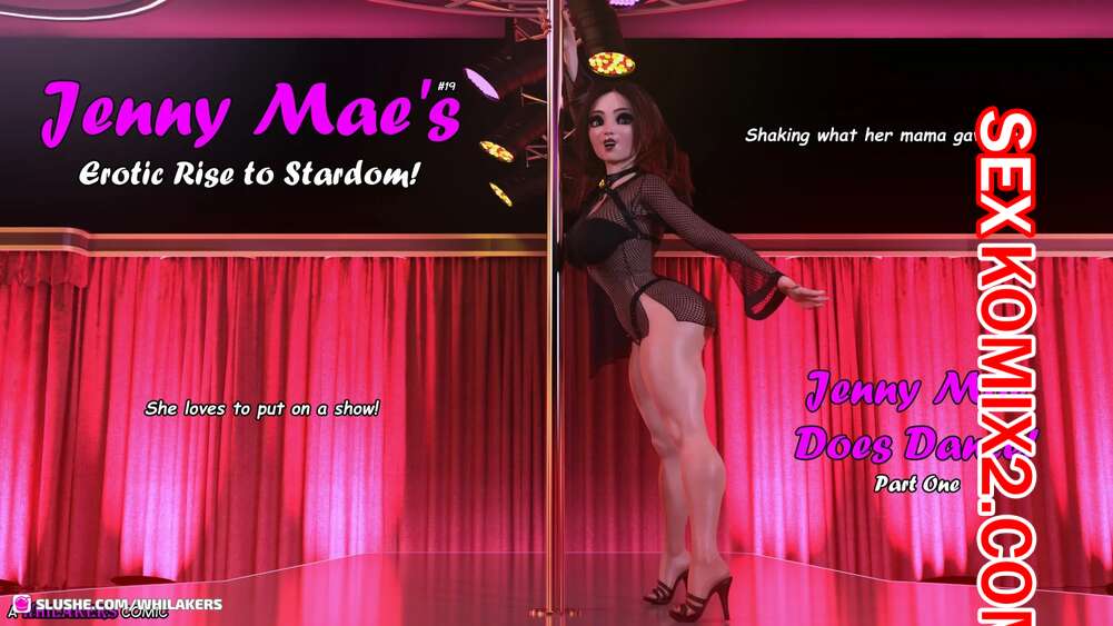 Порно комикс Дженни Мэй танцует. Часть 1. Jenny Mae Does Dance. Whilakers
