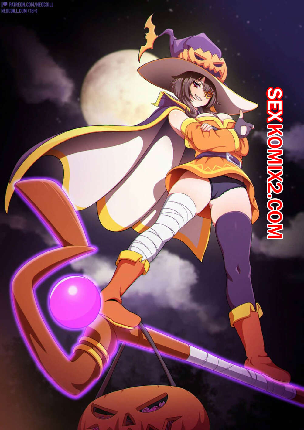 Порно комикс Этот замечательный мир Мегумин