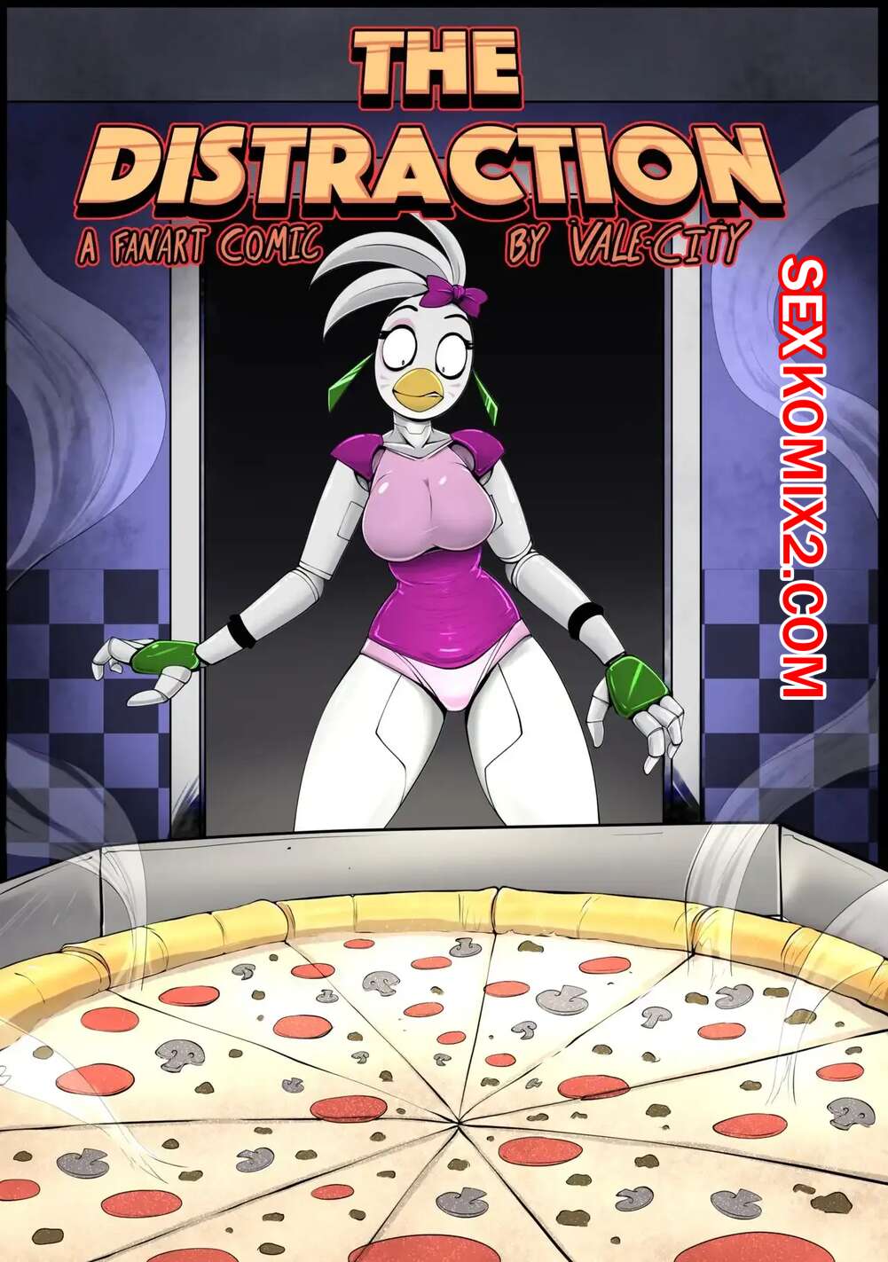 Порно комикс Five Nights at Fredddys. Отвлечение. The Distraction. Vale City.
