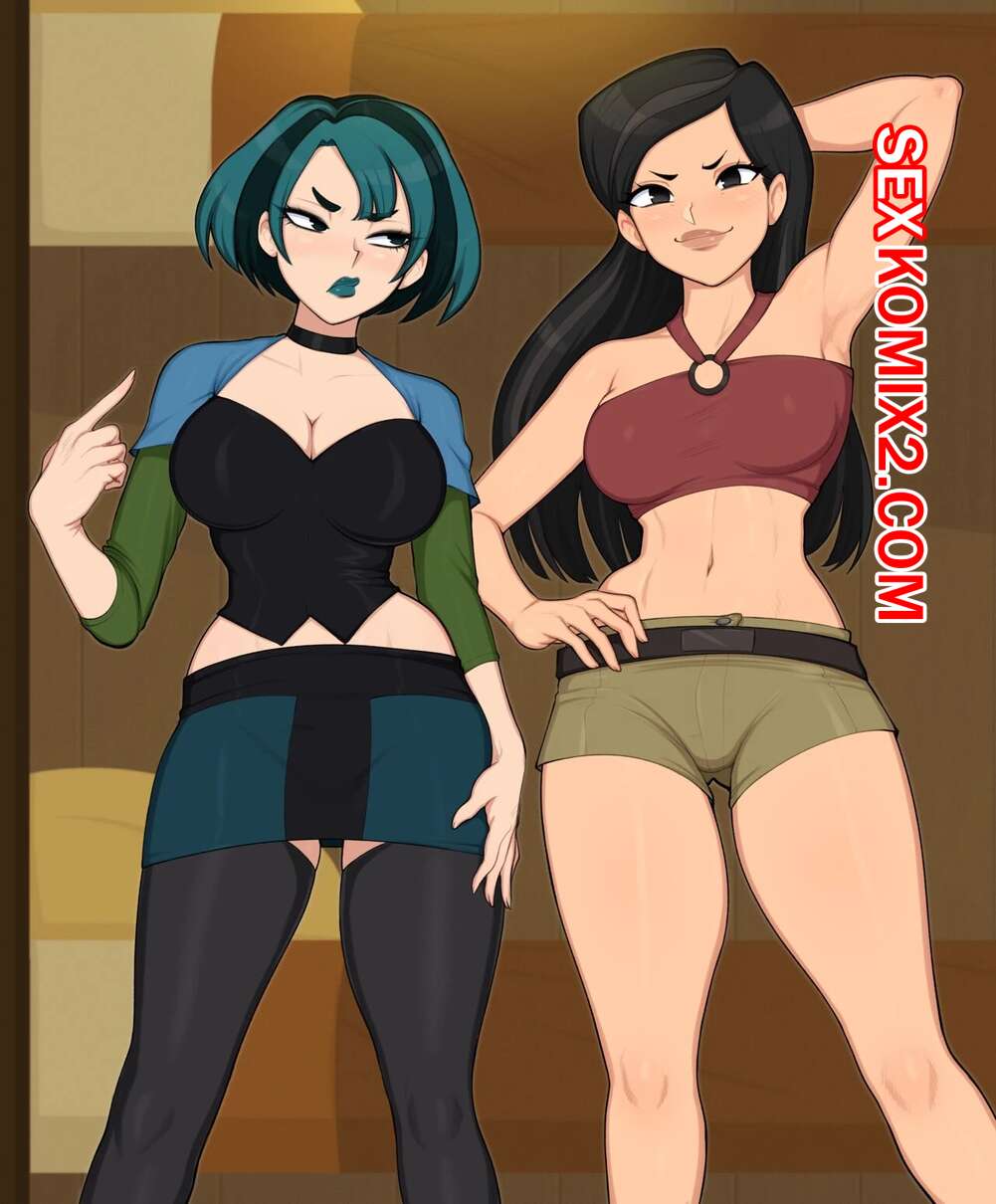 Порно комикс Gwen and Heather. Total drama island. Afrobull