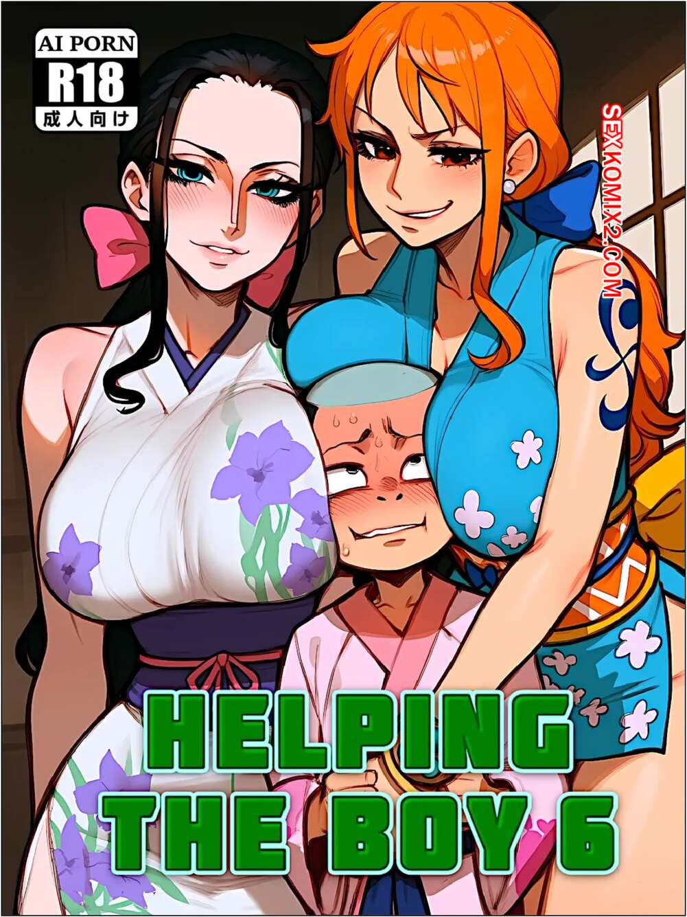 Порно комикс Helping The Boy 6