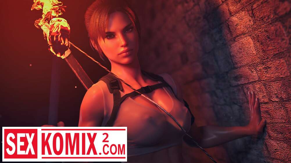 Порно комикс Лара и нефритовый череп. Tomb Raider. Forged3DX.