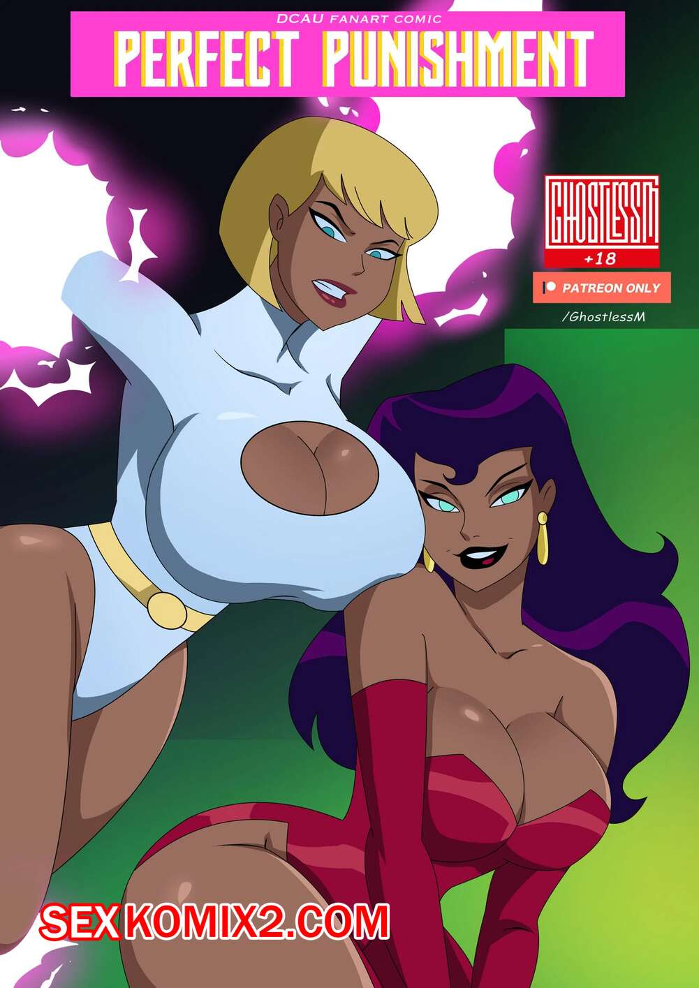 Порно комикс Лига Справедливости. Идеальное наказание. Perfect Punishment. Ghostlessm