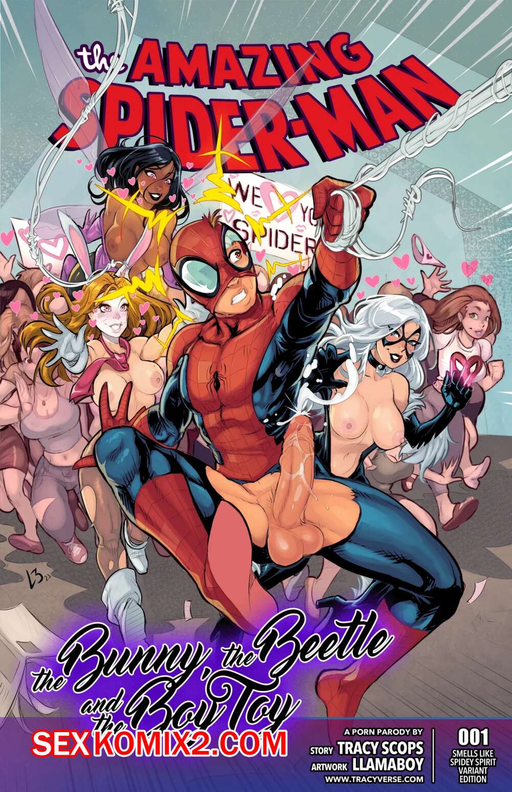 Порно комикс Marvel. Кролик, Жук и Мальчик Игрушка. Tracy Scops