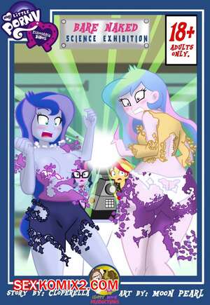 Порно комикс Май литл пони. Голая научная выставка. Bare Naked Science Exhibition. moon pearl.