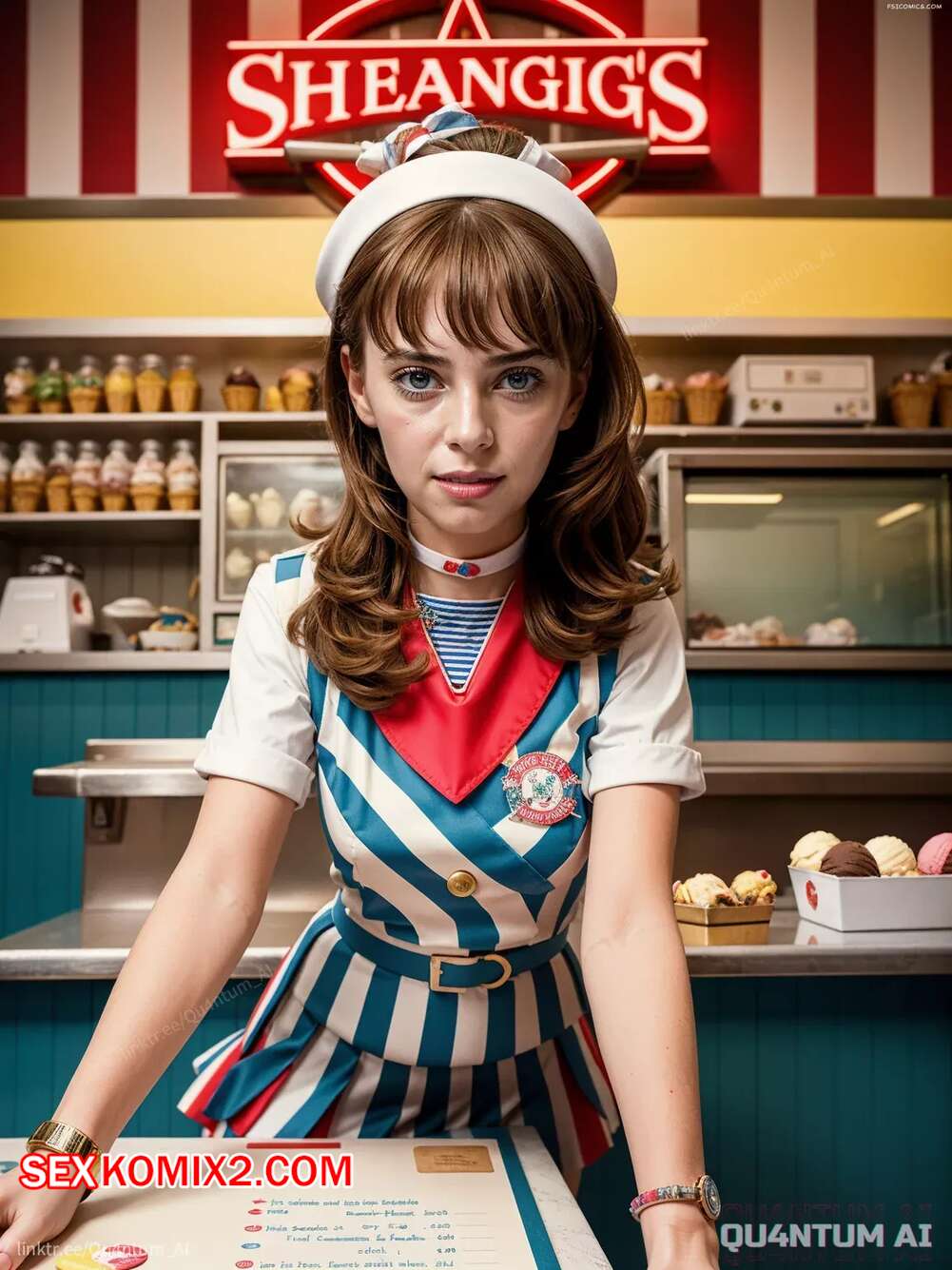 Порно комикс Maya Hawke. Stranger Things Ahoy Ice Cream 1980s Vintage Classic. QuantumAI