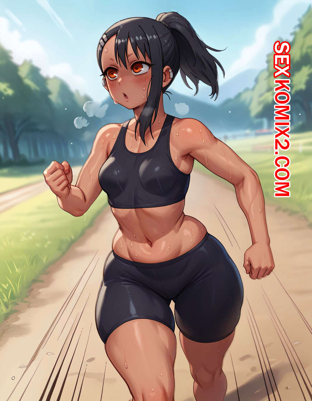 Порно комикс Miss Nagatoro Didnt Learn Her Lesson. Azure