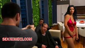 Порно комикс Mom getting fucked in the Kitchen. DeepSleep