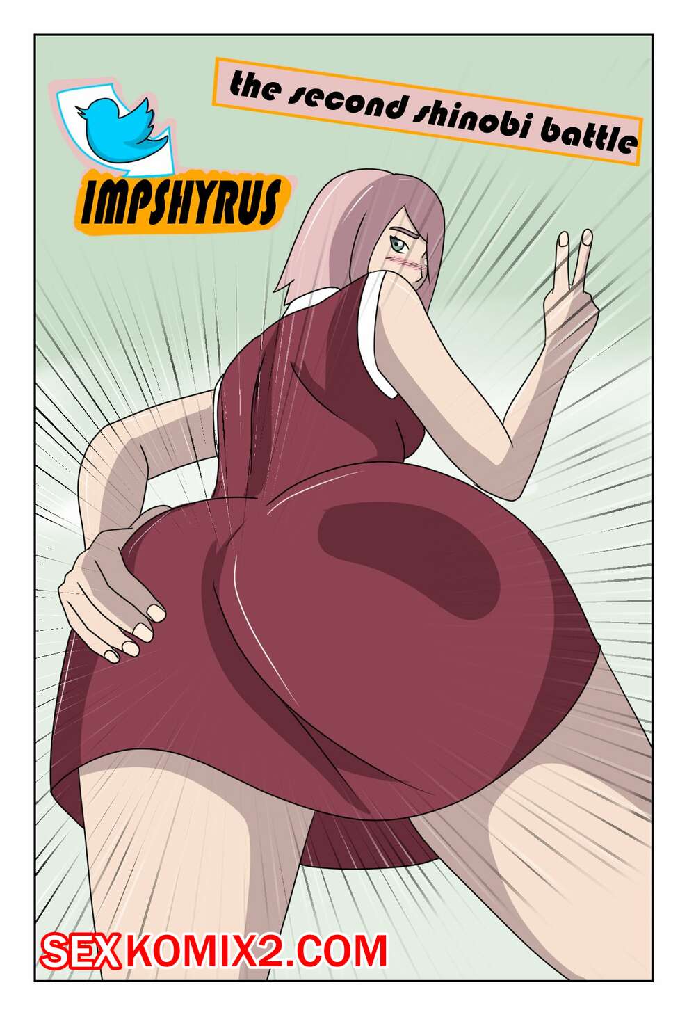 Порно комикс Наруто. Моя вторая битва шиноби. My first battle shinobi. Impshyrus