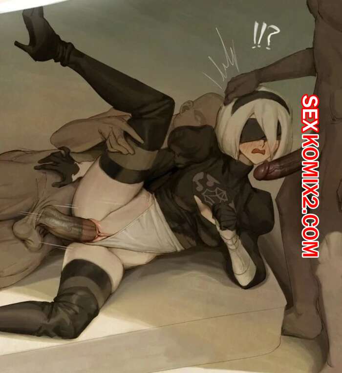 Порно комикс Nier Automata. У 2В потекло масло. 2B has an oil leak. Wjs07