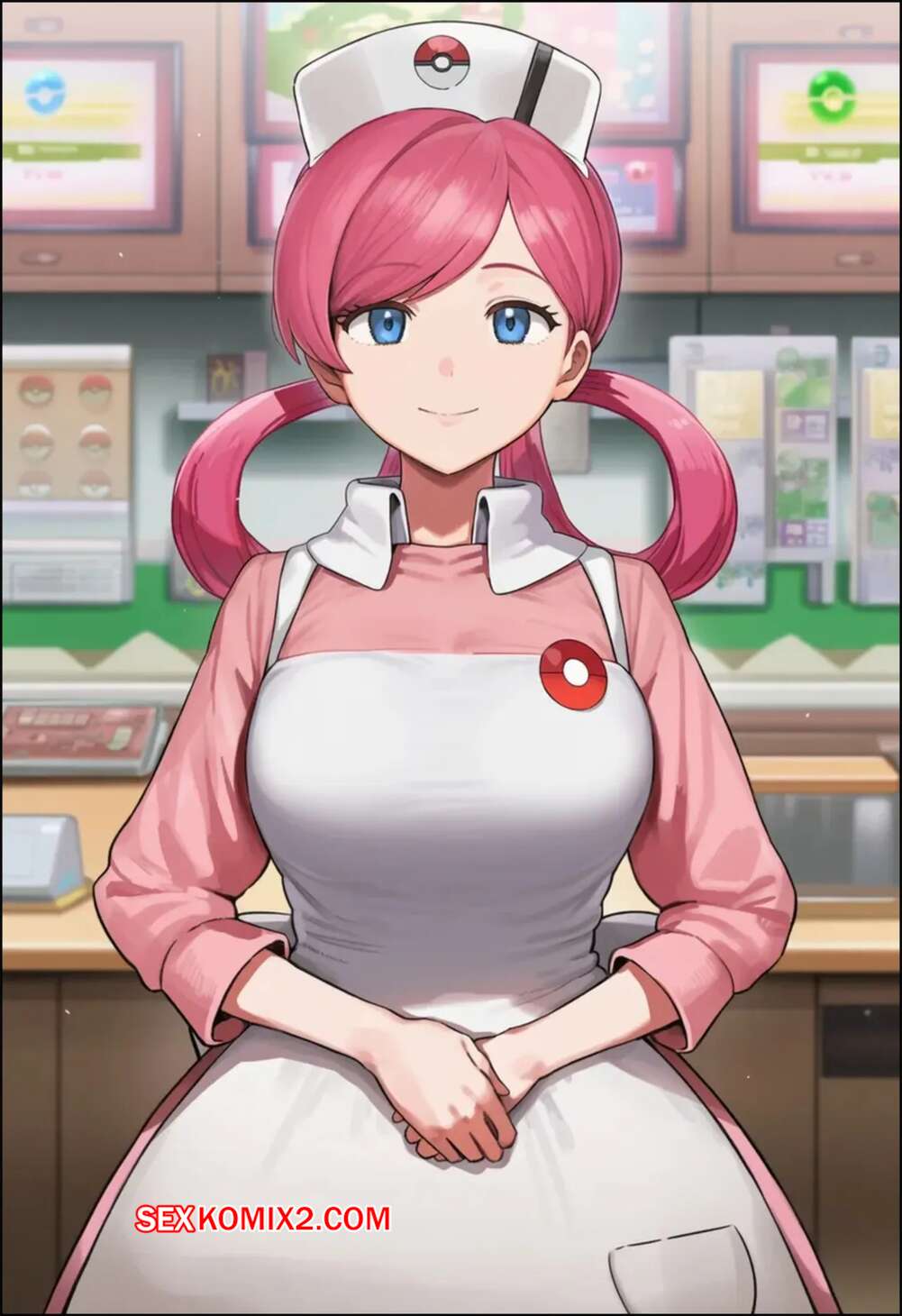 Порно комикс Nurse Joy. Nakanaka Nana