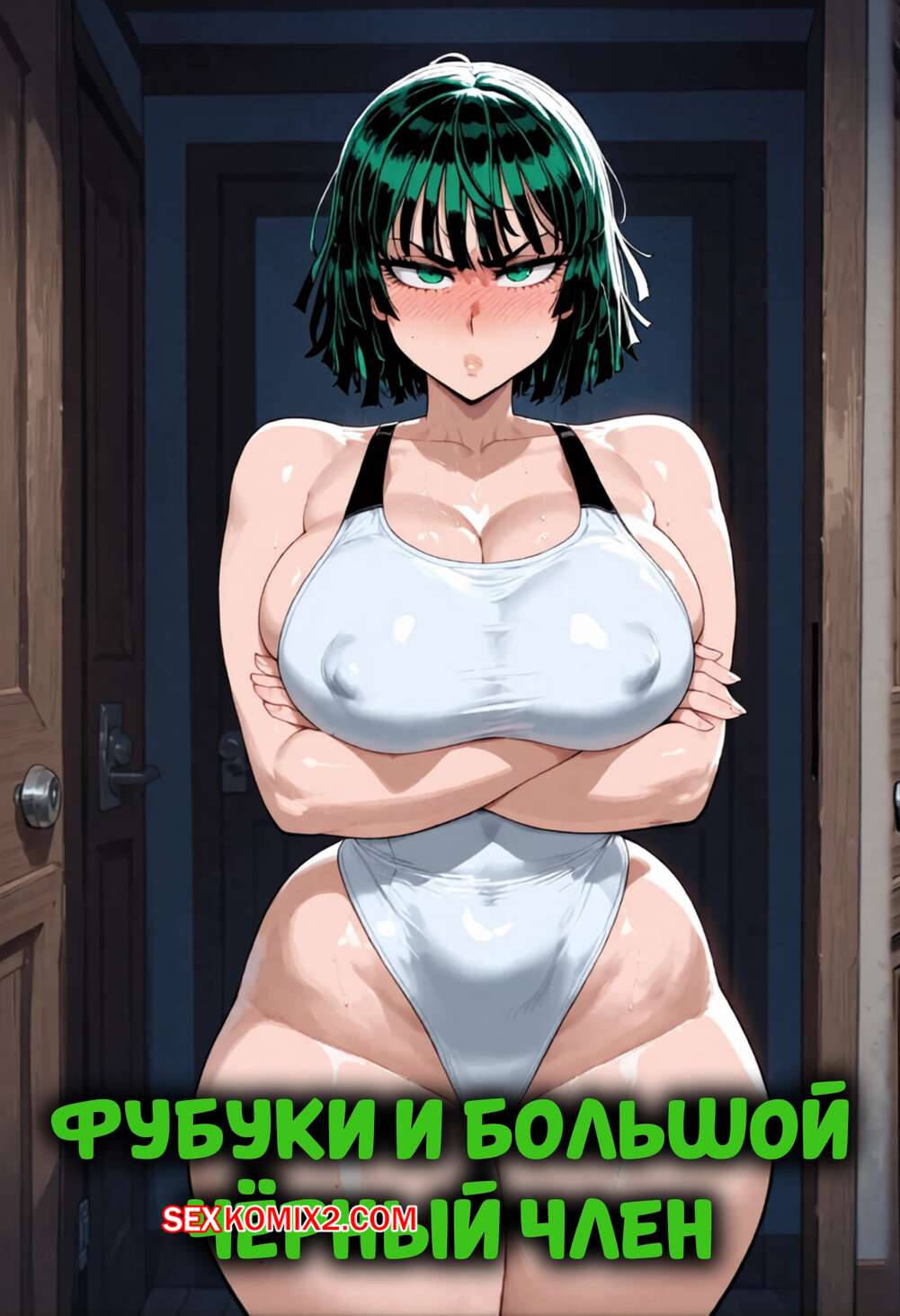 Порно комикс One Punch Man. Фубуки и большой черный член. Fubuki x BBC. FuyuBloom.