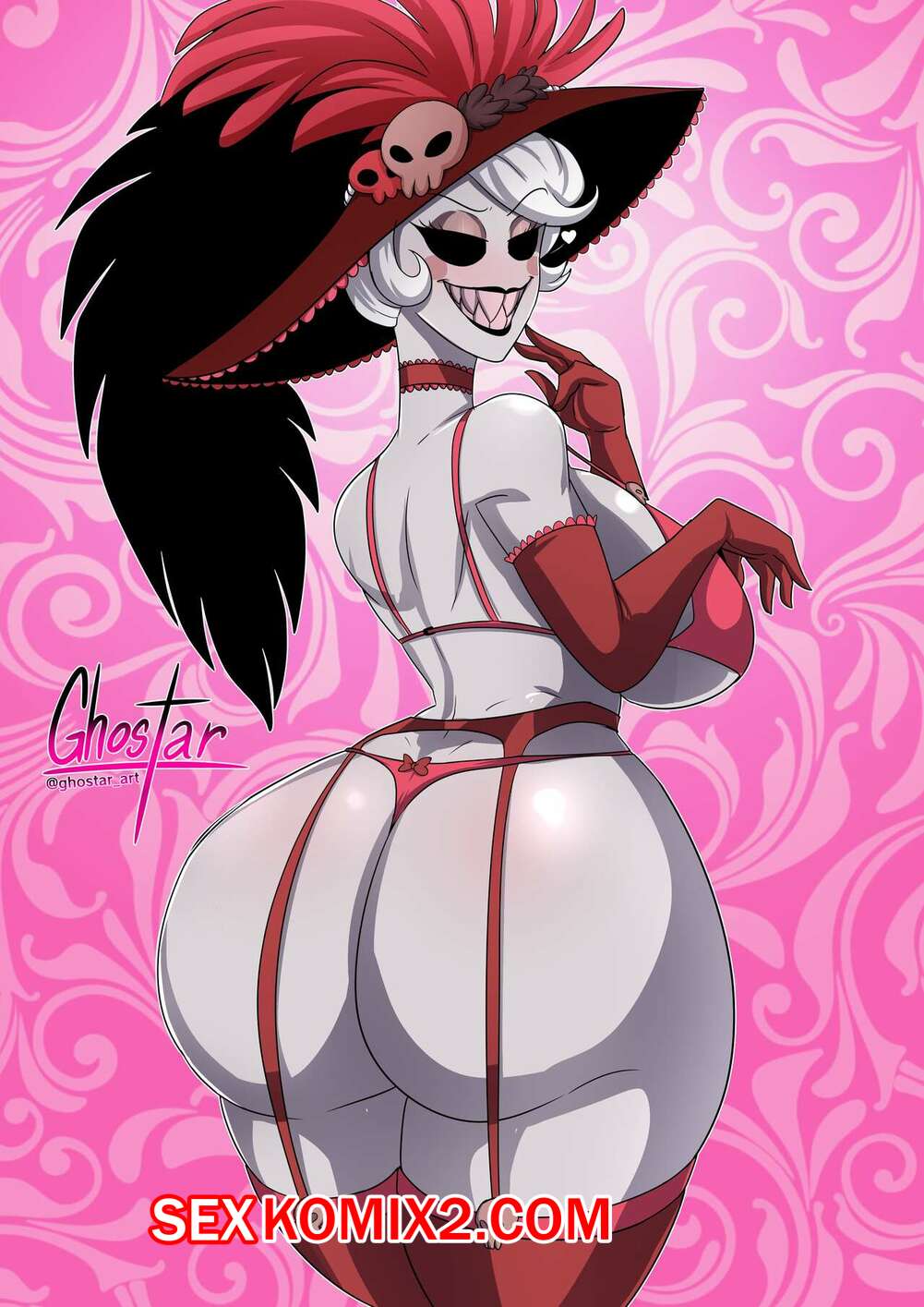 Порно комикс Отель Хазбин. Hazbin Hotel. Ghostar