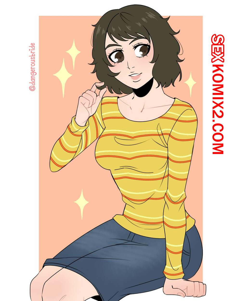 Порно комикс Persona 5. Dangerous Bride