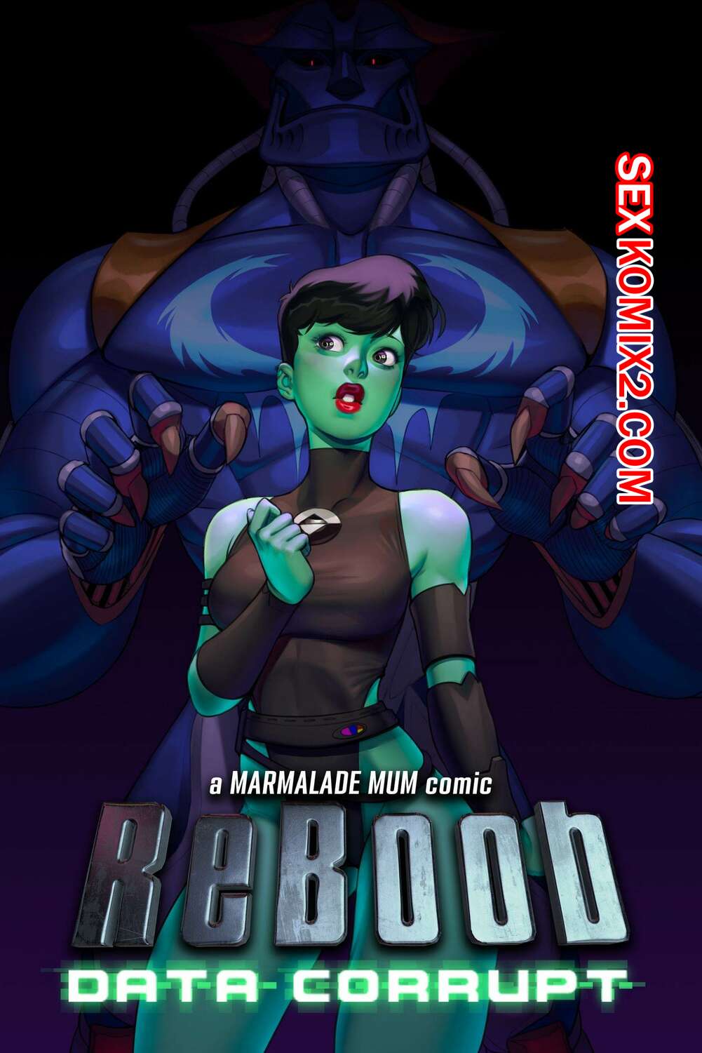 Порно комикс Ребуб. Данные повреждены. Reboob. Data Corrupt. Marmalade Mum