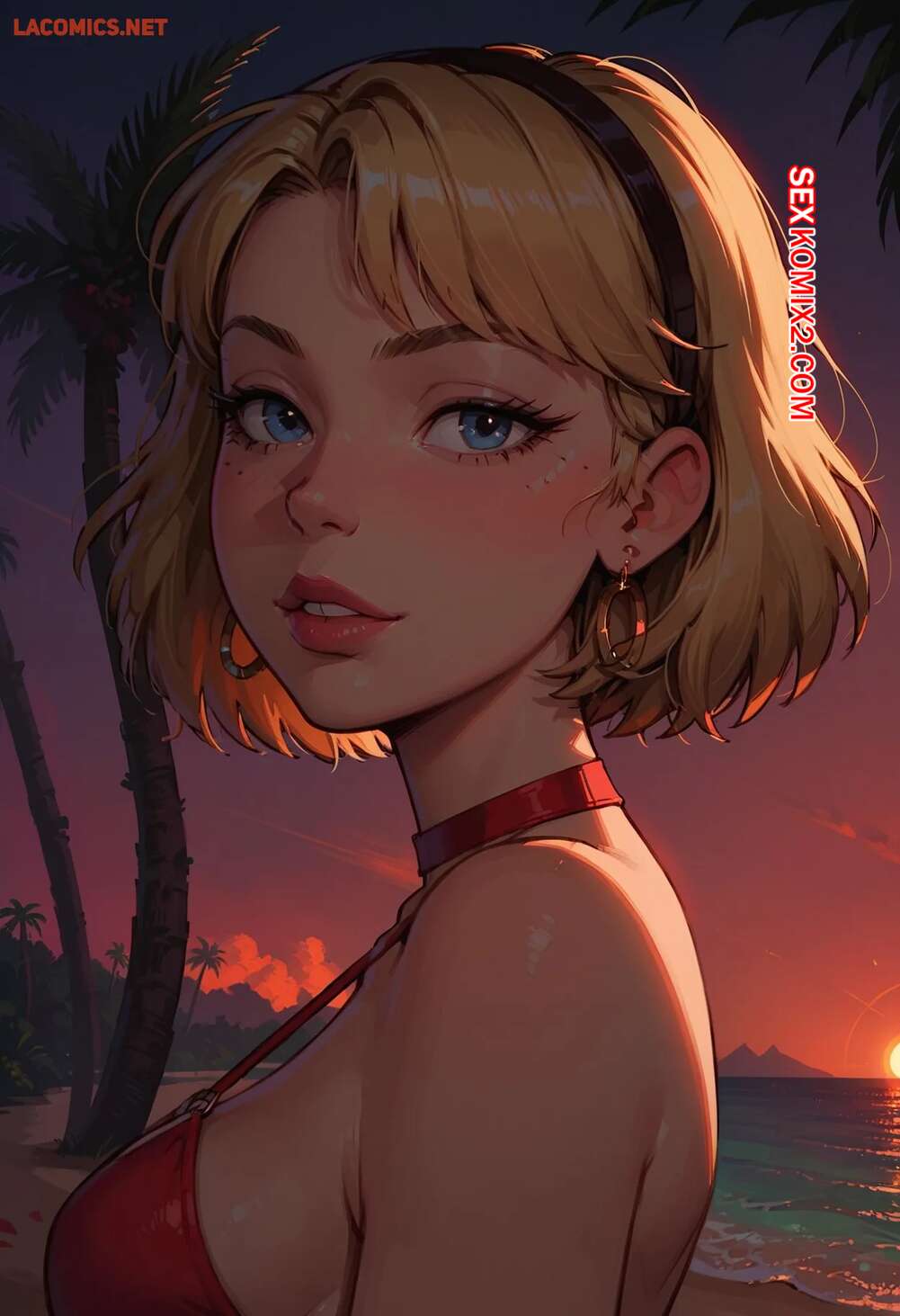 Порно комикс Rita Loud on the Beach. LowFireStudios