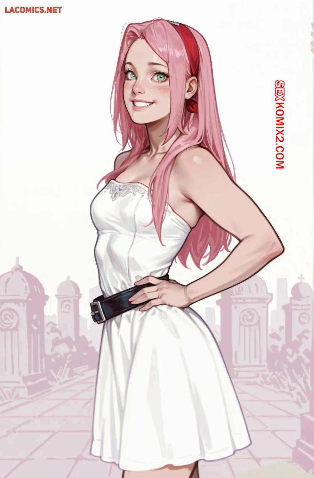 Порно комикс Sakura Set. Soft Resolve. Playful sloth