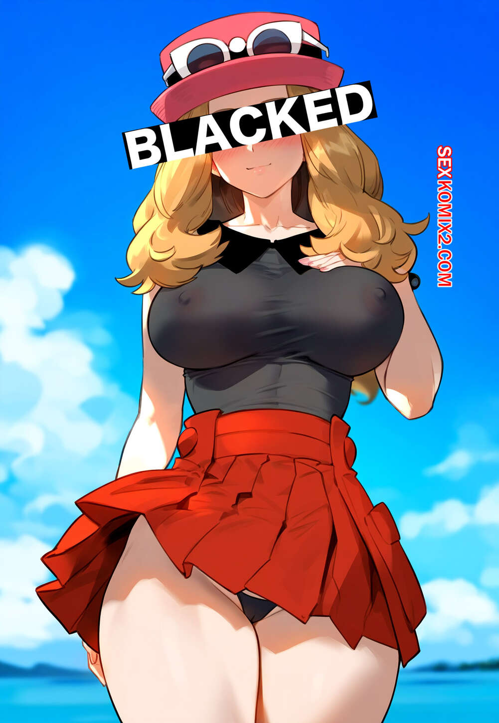 Порно комикс Serena x BBC 2. Floxin