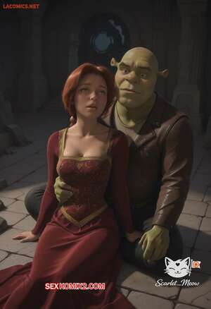 Порно комикс Shrek x Fiona. Scarlet Meow