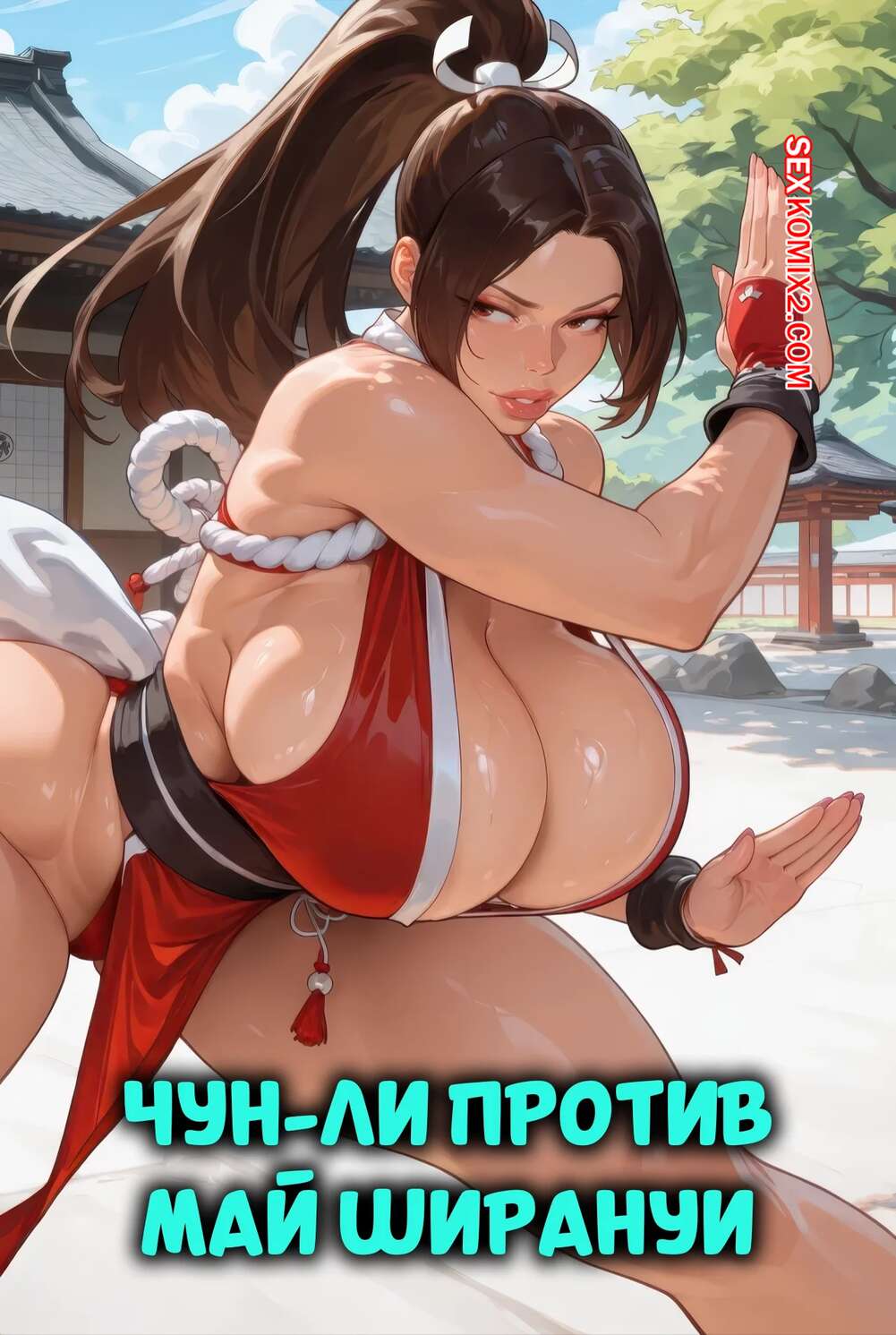Порно комикс Street Fighter. Чун Ли против Май Ширануи. Chun Li vs. Mai Shiranui. Proxy.