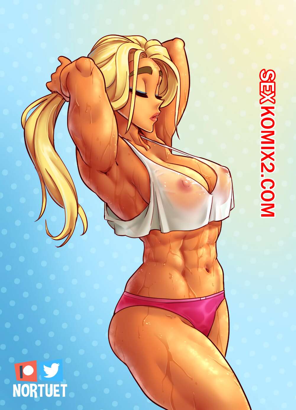 Порно комикс Тара и Беверли. Tara and Beverly. Nortuet