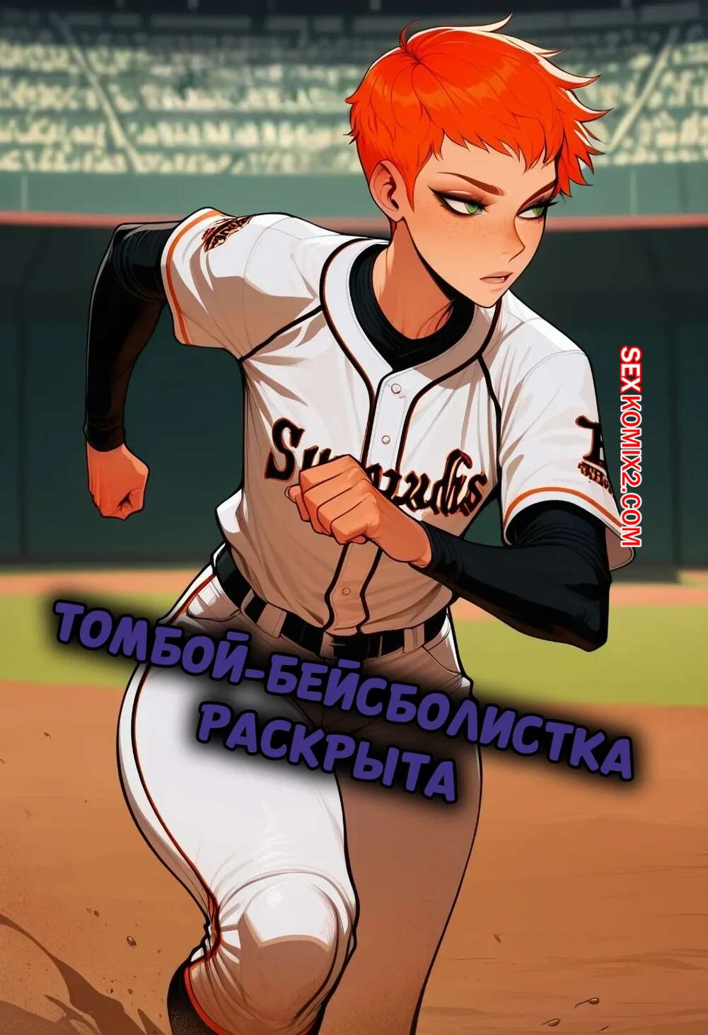 Порно комикс Томбой бейсболистка раскрыта. Tomboy Baseball Girl Gets Found Out. Sr Doops.