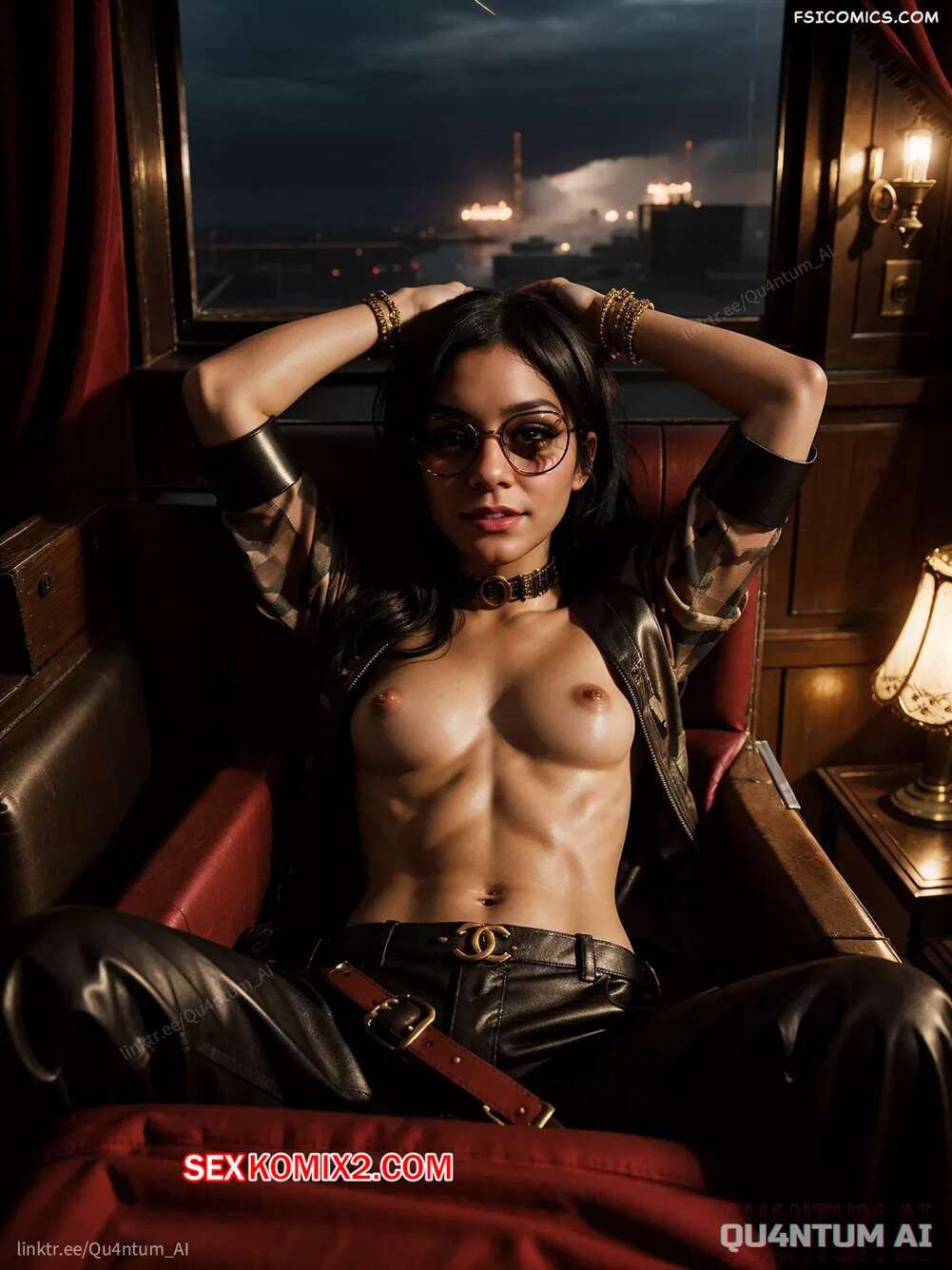 Порно комикс Vanessa Hudgens. Sucker Punch Steampunk Leather. QuantumAI